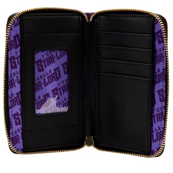 Loungefly What If...Star-Lord T’challa Light Up Mini Backpack and Wallet Set - Picture 10 of 13